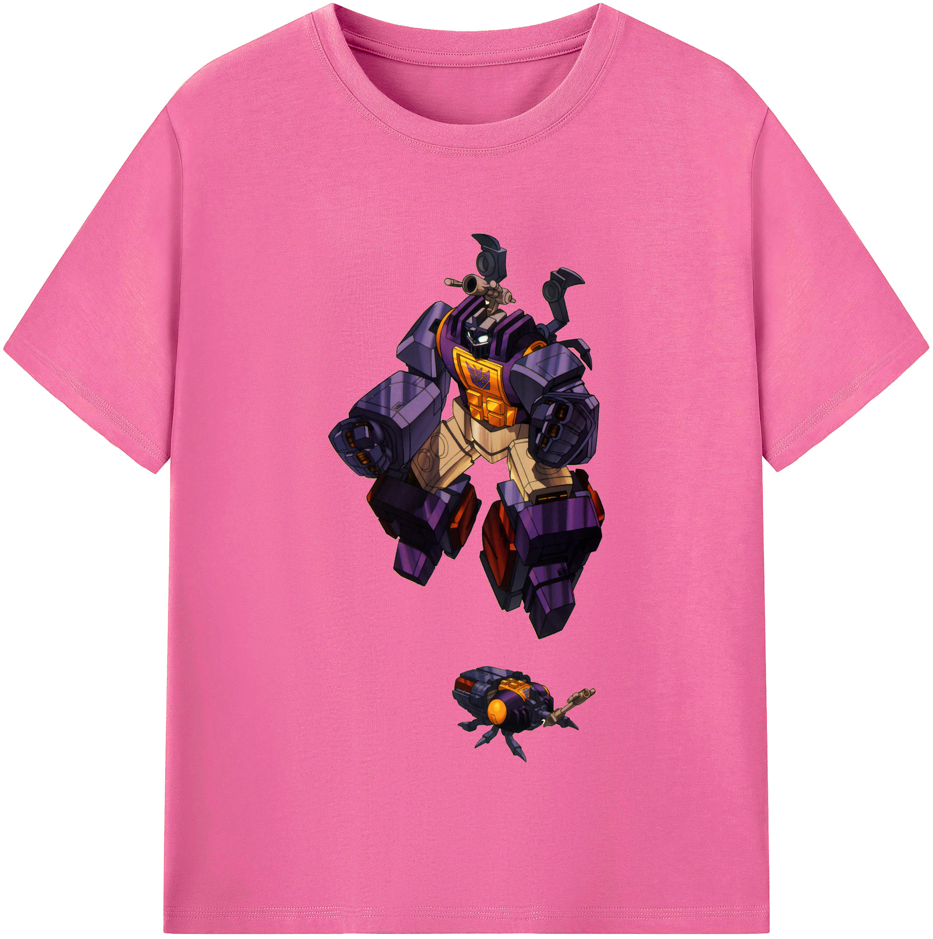 （画像用）  レディースカジュアルプリントTシャツ（綿100％）